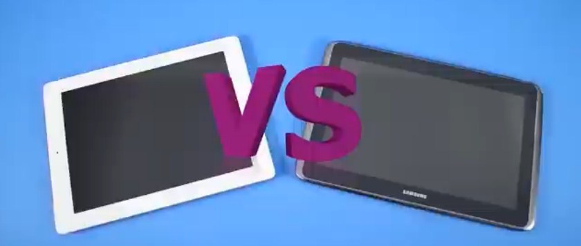 Пример: Битва iPad 4 и Samsung Note 10.1